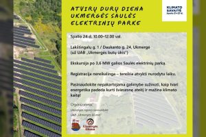 Atvirų durų diena Ukmergės saulės elektrinių parke @ Ukmergės butų ūkis