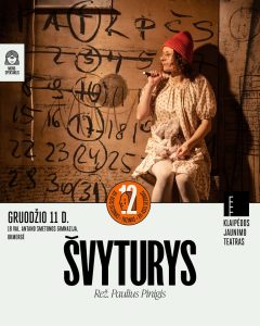 Klaipėdos jaunimo teatro monospektaklis "Švyturys" @ A.Smetonos gimnazija