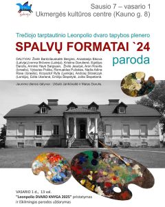 "Leonpolio dvaro knyga 2025" pristatymas iš parodos "Spalvų formatai '24" uždarymas @ Ukmergės kultūros centras